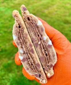 Stroopwafel Stuffed Cookies