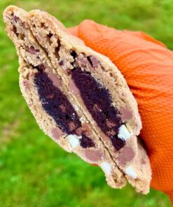 Chocolate Brownie stuffed Cookies