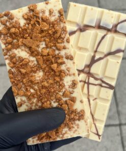 White Chocolate and Lotus Biscoff Baked Bars